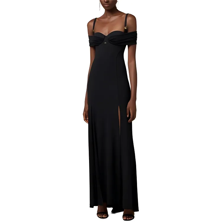 Elisabetta Franchi Corset Red Carpet Crepe Jersey Dress-2