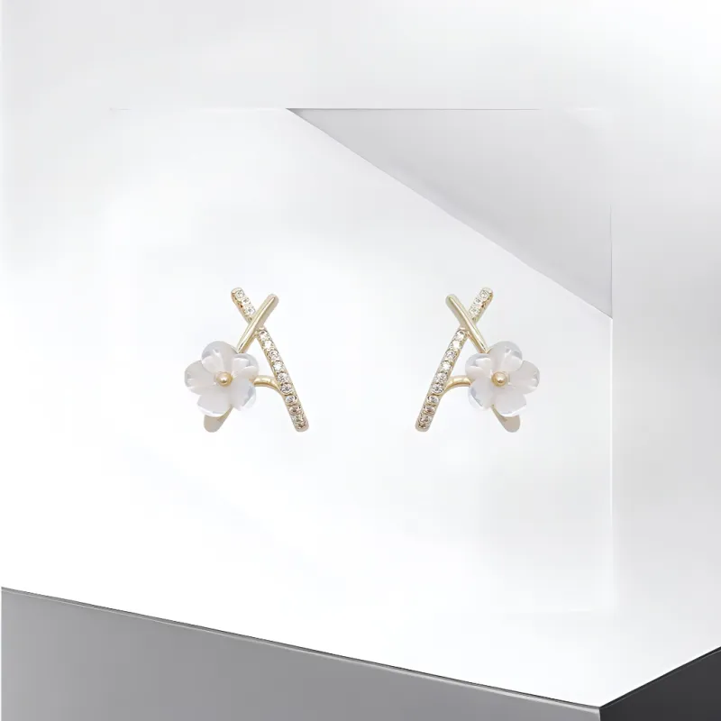 Universe Search Alloy Stud Earrings Women's-3