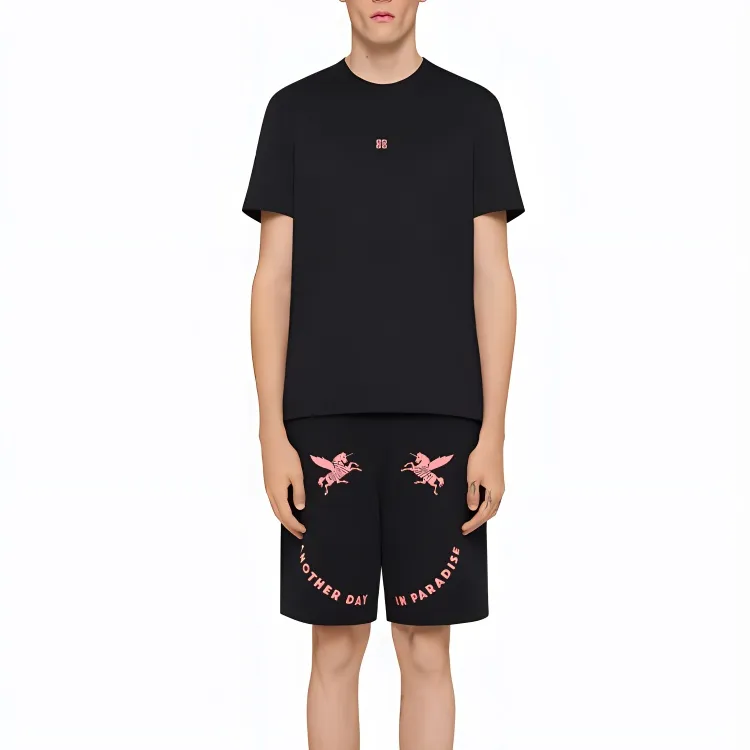 Givenchy 4G Embroidered Crewneck T Shirt-2