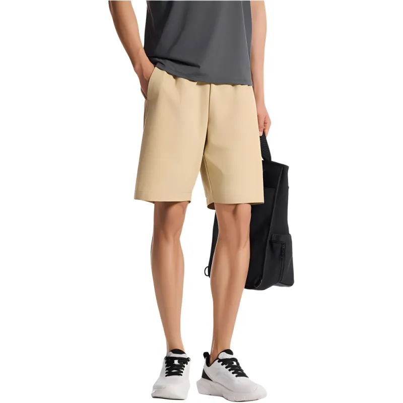 Anta Variety Training Collection Sports Shorts Men's Light Brown-1