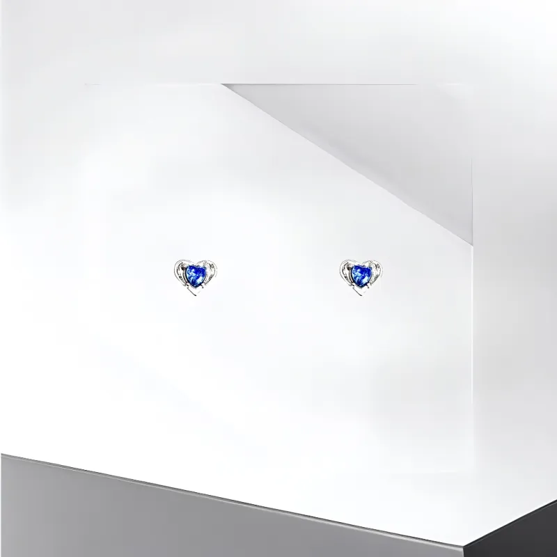 Universe Search S925 Silver Stud Earrings Women's-3