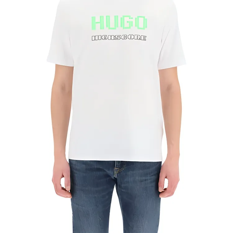 HUGO BOSS T Shirts Men White-4