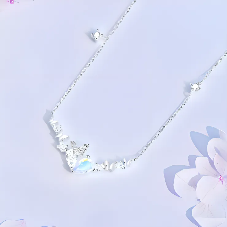 OGDAID S925 Silver Necklaces Women's-4