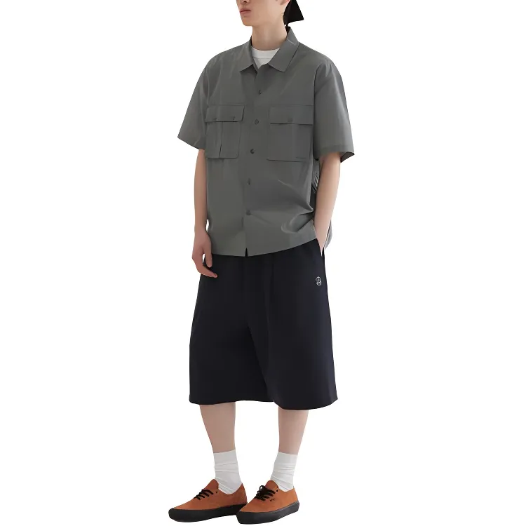COVERNAT Shirts Unisex Sage Gray-2