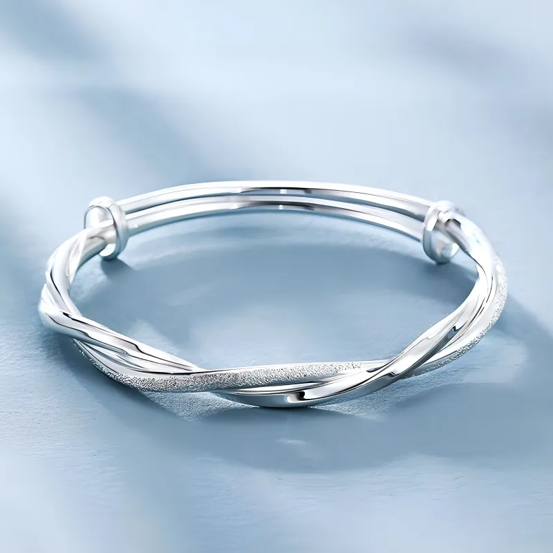 UZIID Sterling Silver Bangles Women's-3