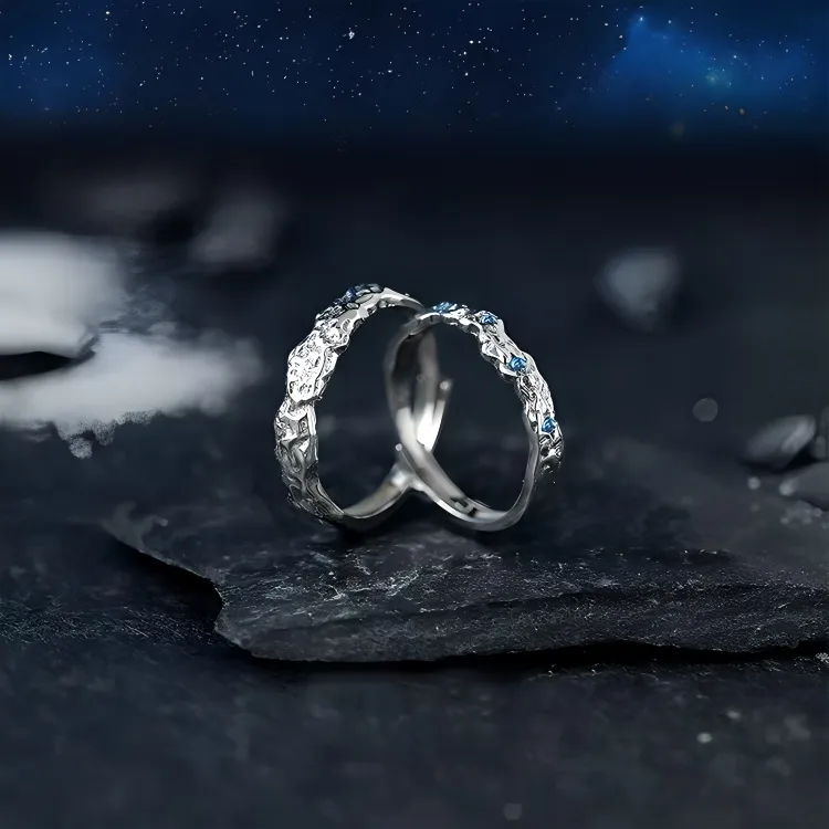 ALIEN BANG S999 Fine Silver Rings Unisex-2