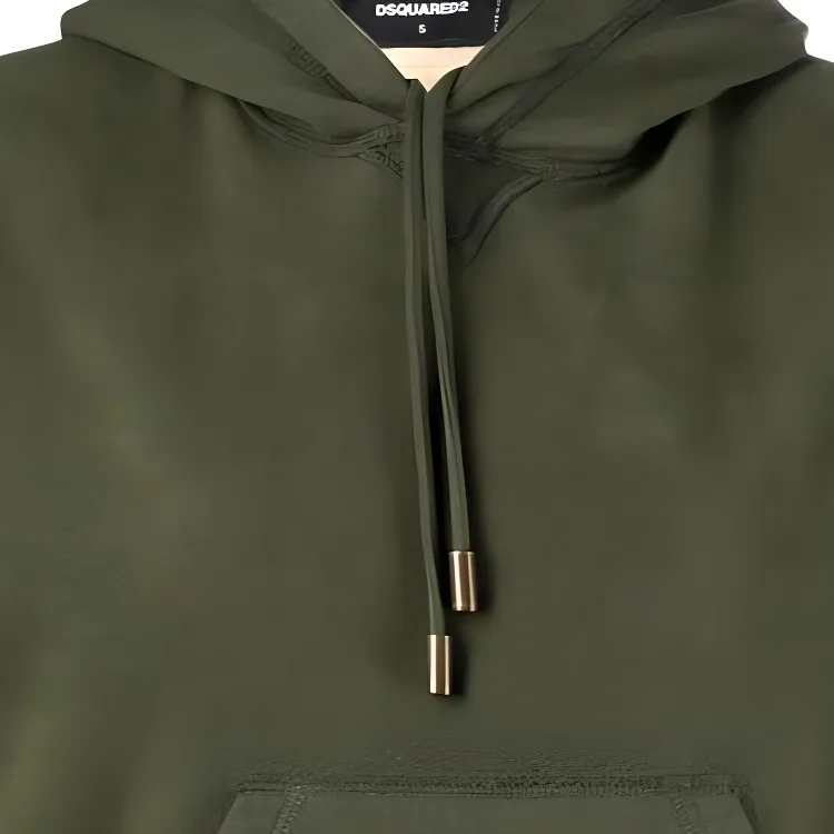 DSQUARED2 Panelled Pullover Logo print Hoodie-4