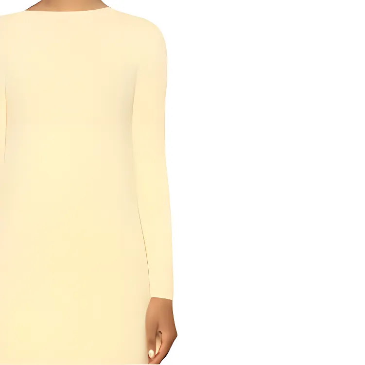 Blumarine Long-Sleeved Dresses Women's Yellow-4