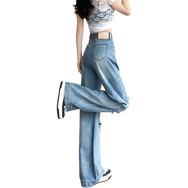 Garbege Jeans Women's Light Vintage Blue-1