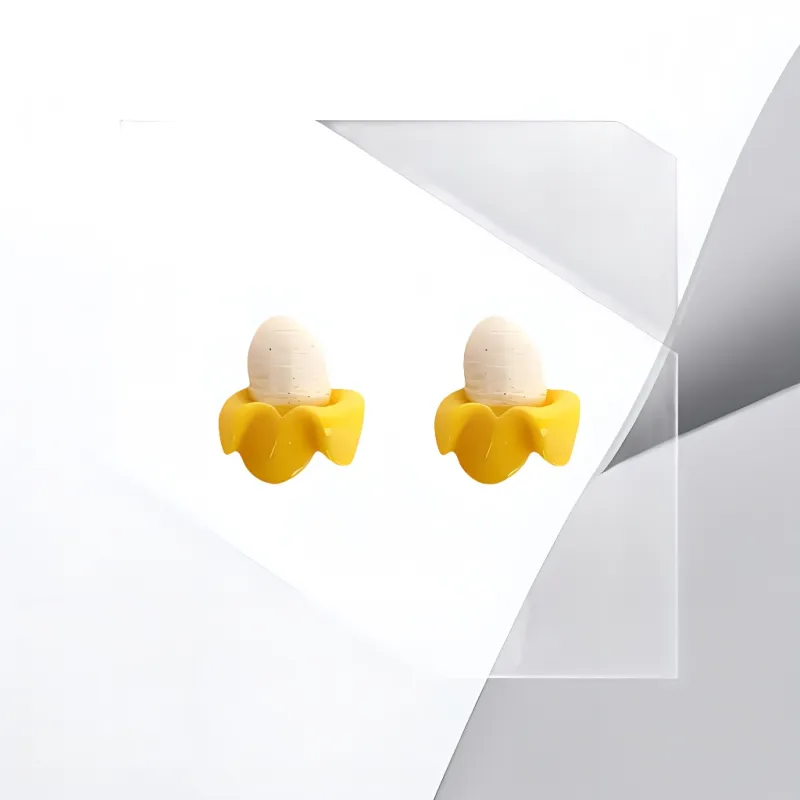 Universe Search Resin Clip On Earrings Women's-3
