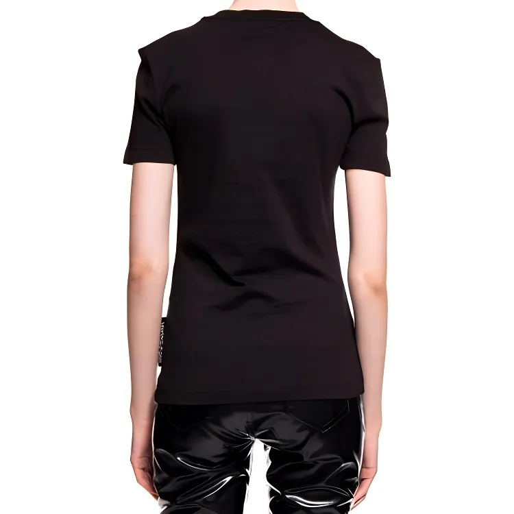 VERSACE SS23 T Shirt Women's Black Gold-3