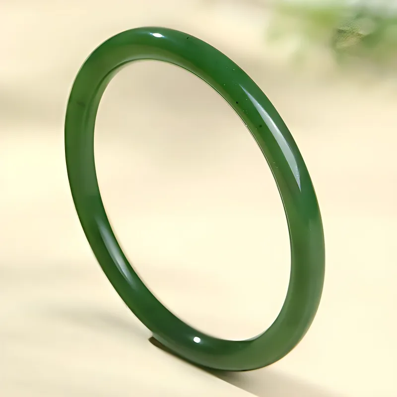 MUSHIFEN Hetian Jade Bangles Jasper Women's-4