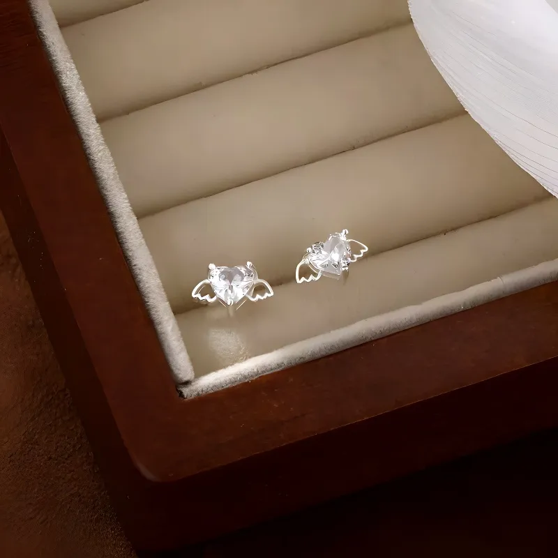 Daisy Dream 999 Fine Silver Stud Earrings Women's-4