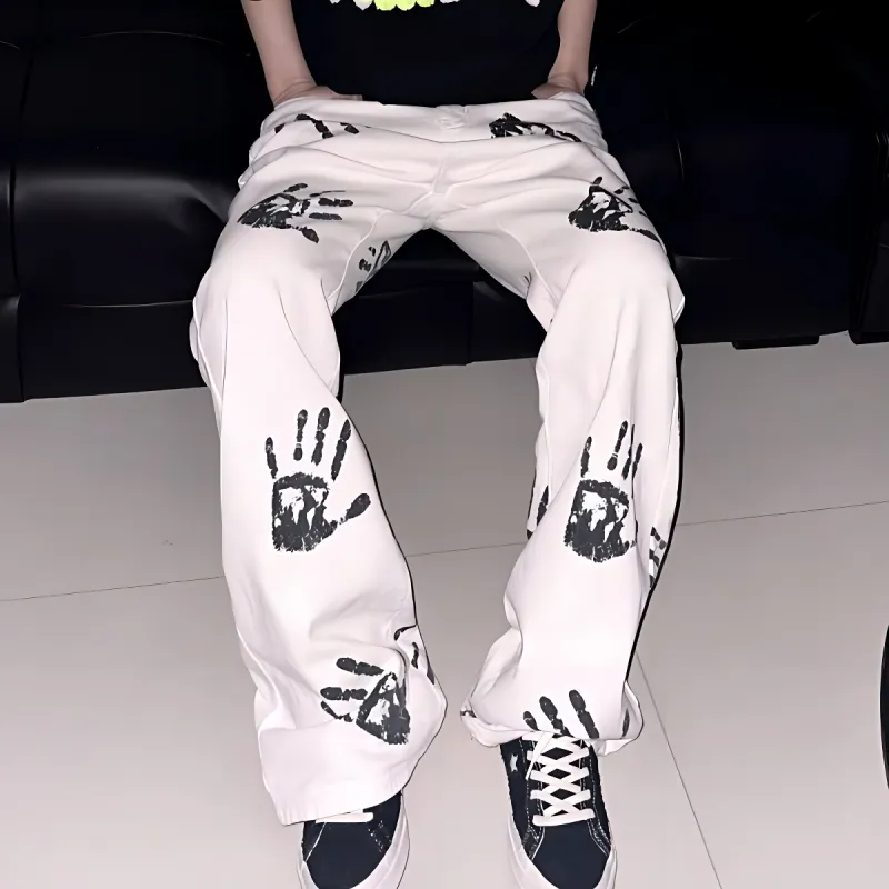 FRQ Jeans Unisex White-4