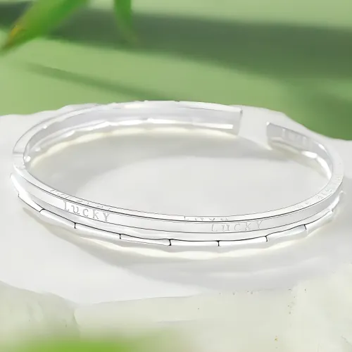 Bear Silversmith 999 Fine Silver Sterling Silver Bangle Women's