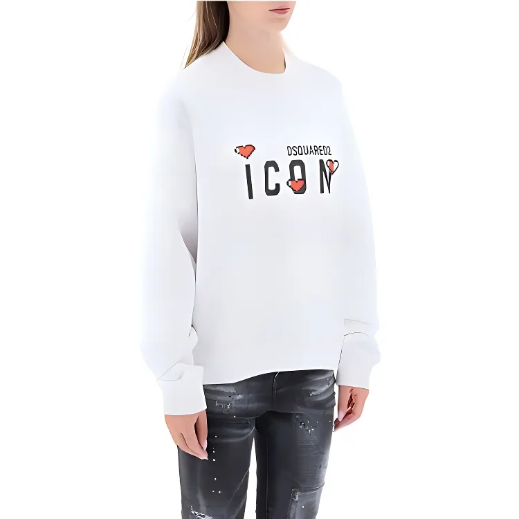DSQUARED 2 Logo Printed Crewneck Sweatshirt-1