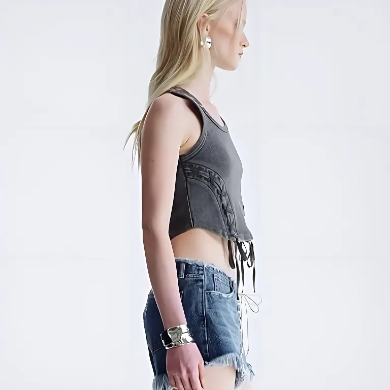 URBAN REVIVO Denim Shorts Women's-4