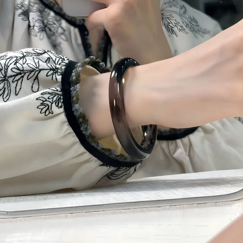 Tsukiran Obsidian Bangles Women's-3