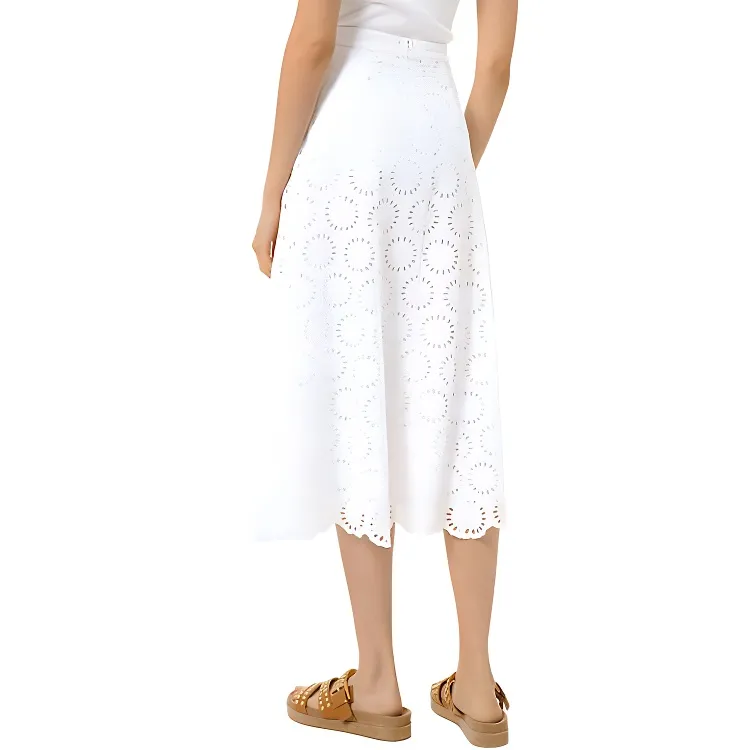 MICHAEL KORS MMK Casual Long Skirt Women's White-1