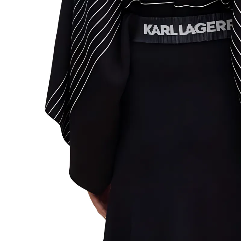 KARL LAGERFELD / Karl Lagerfeld Jeans Flared Knit Skirt-3
