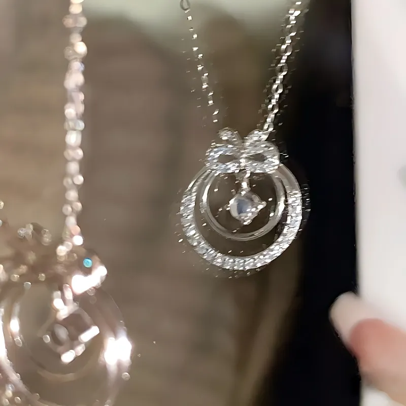 Regalrose S925 Silver Necklaces Women's Silver-5