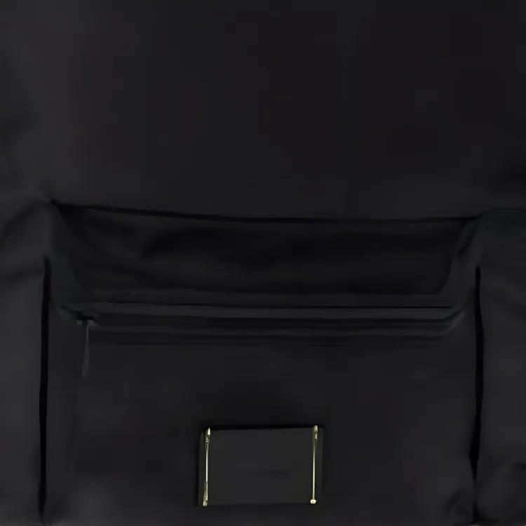 MSGM Polyamide Nylon Backpack Unisex Black-3