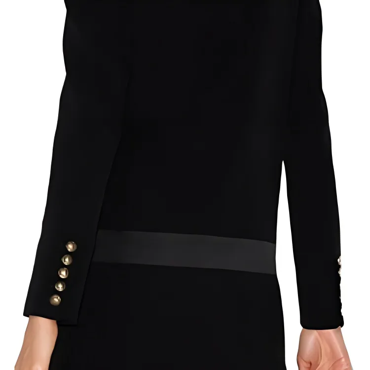 BALMAIN Business Suit Coat Women's Black-4