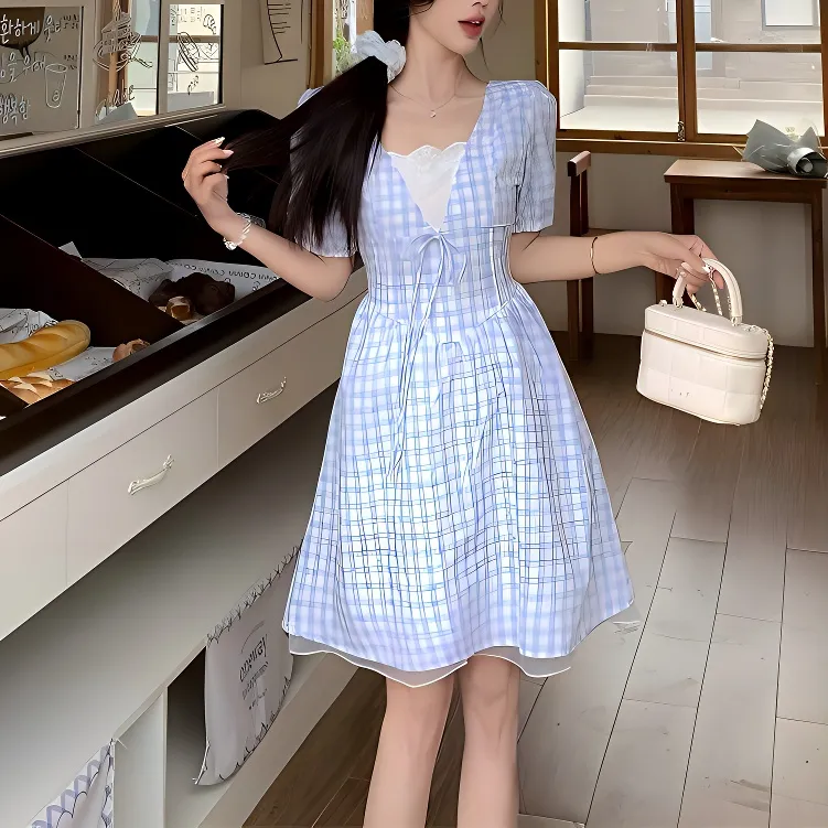 TORIGHT Short Sleeved Dress Women's-3
