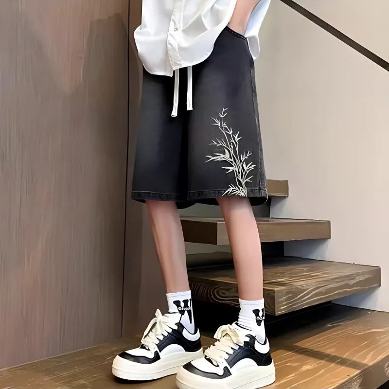 OKPI Denim Shorts Unisex-11