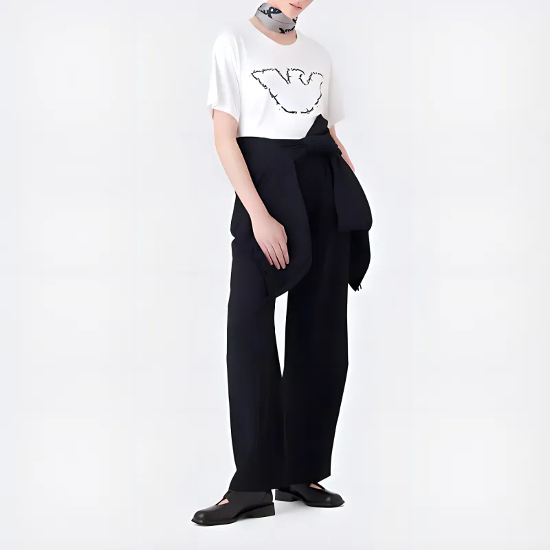 EMPORIO ARMANI FW22 Regular T Shirt Women's White-1