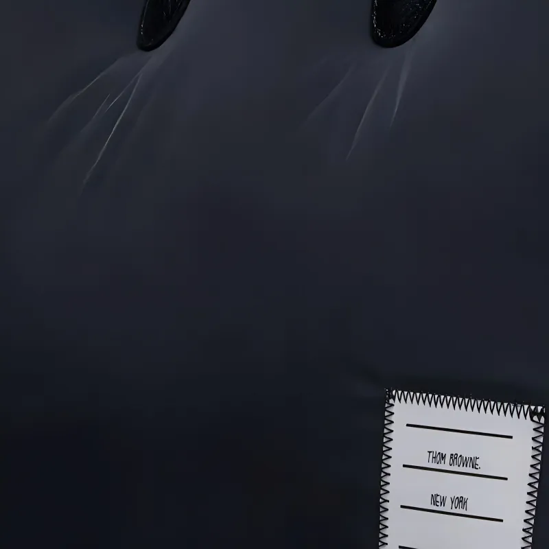 THOM BROWNE· Polyester Handbag Medium Size Men's Black-4