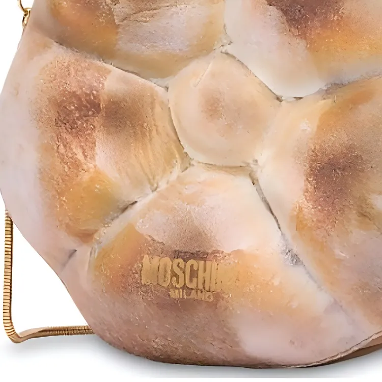MOSCHINO Shell Bread like Shoulder Mini Bag-3