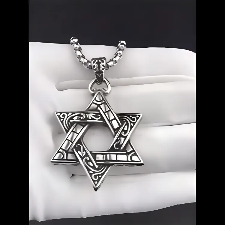 ALIEN BANG Titanium Steel Necklaces Men's-5