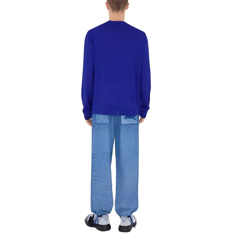 Burberry SS24 Casual Pants Men's Blue-4