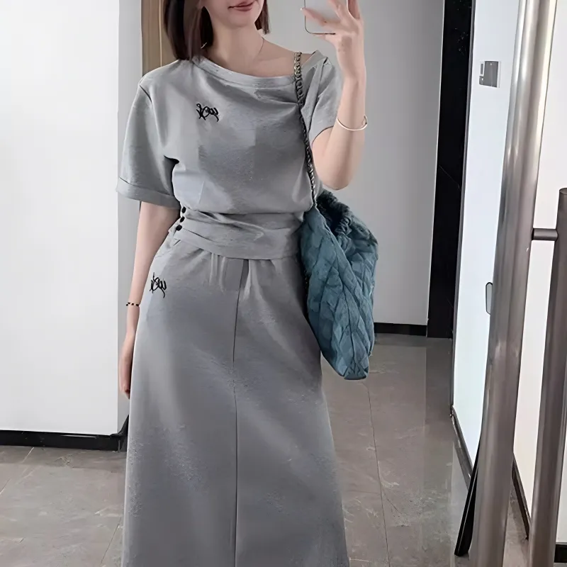 TUSHIFEI Two Piece Skirt Sets Women's-8