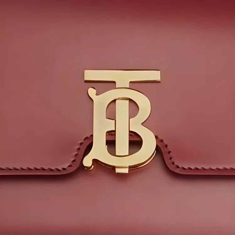 Burberry Sheepskin Shoulder Bag Women's Burgundy-3