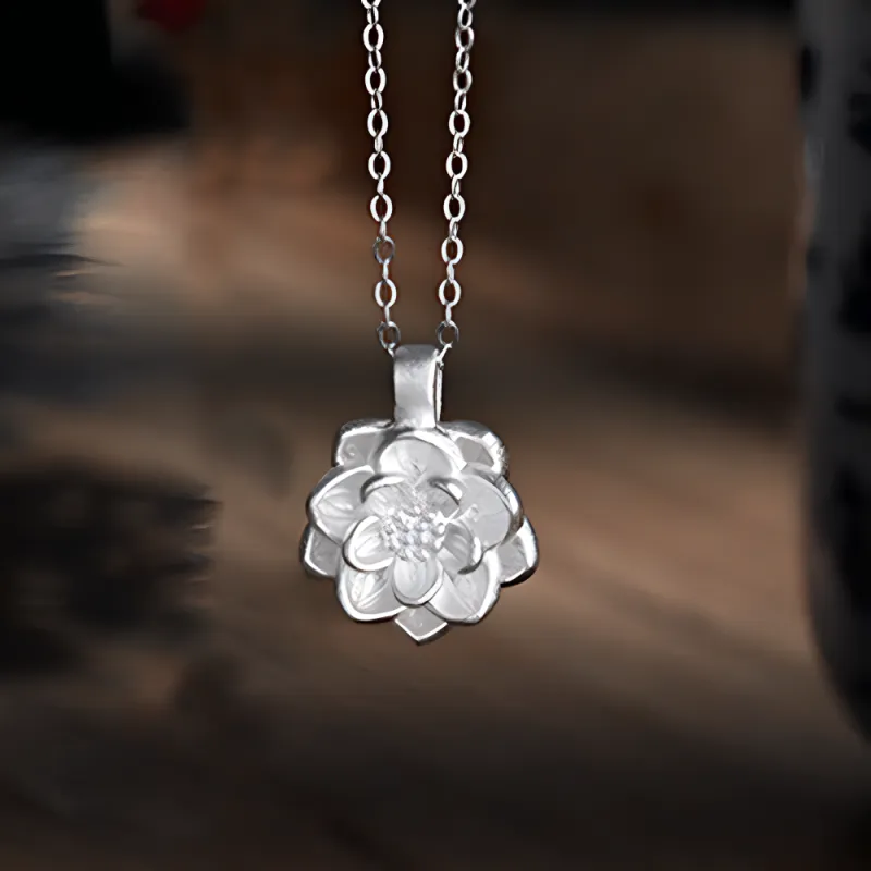 7℃ 999 Fine Silver Necklaces Women's-5