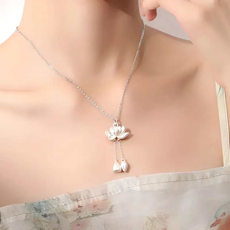 RURA S999 Fine Silver Necklaces Women's-9