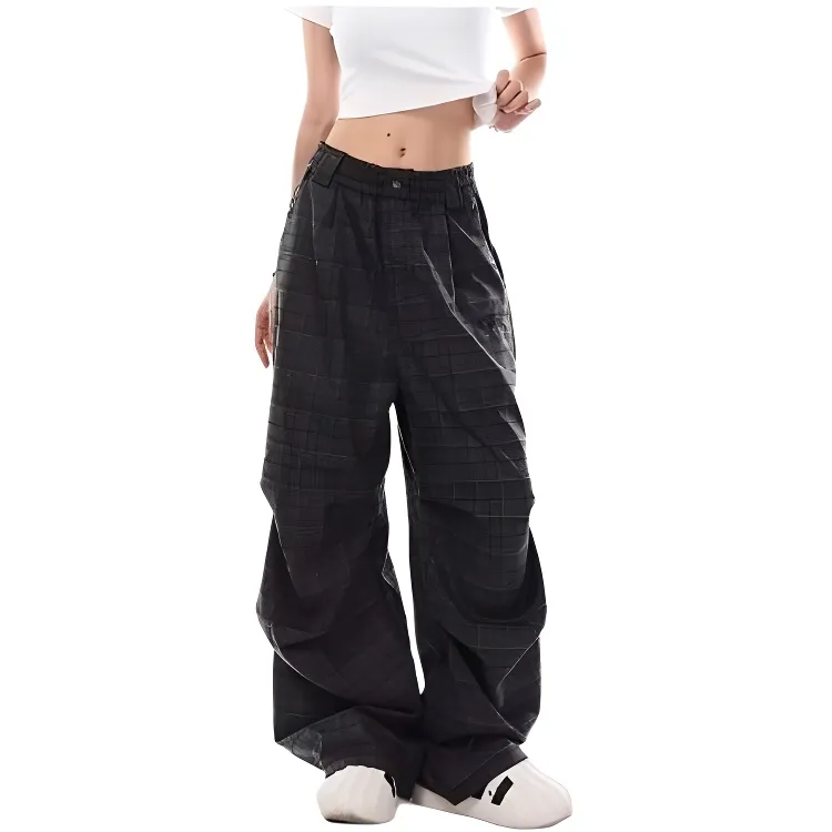 JIMI&JONS Casual Pants Unisex Gray-2
