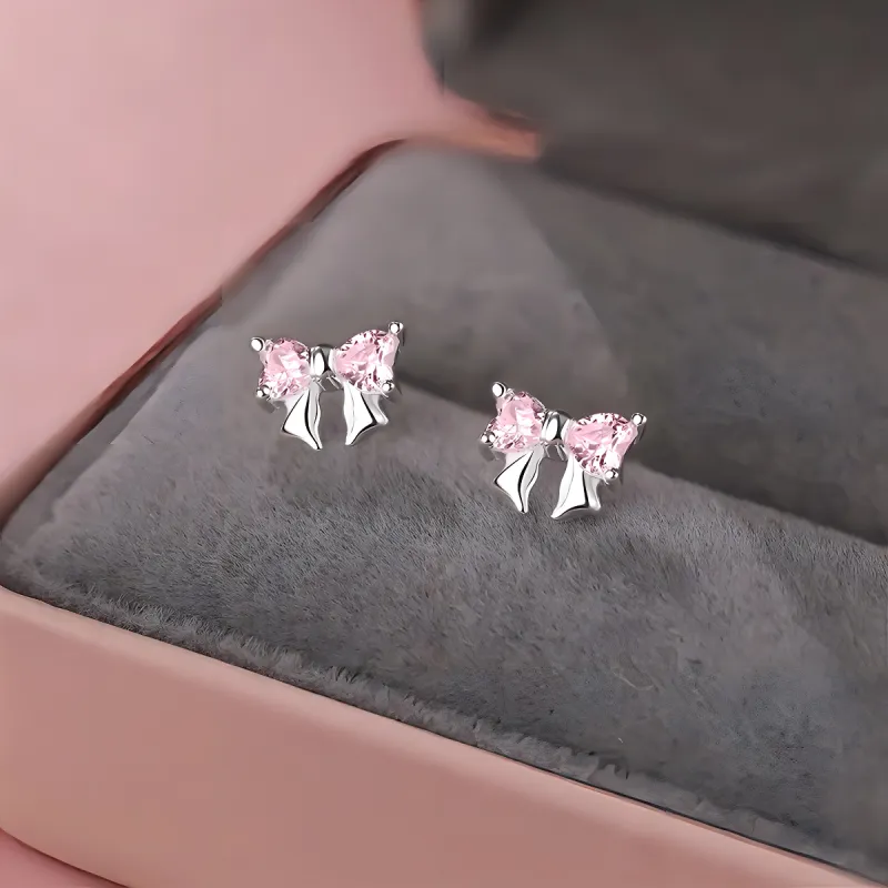SUYG S999 Fine Silver Stud Earrings Women's-9