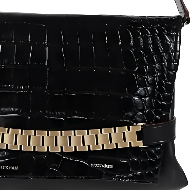 Victoria Beckham Embossed Chain Pouch Bag-4