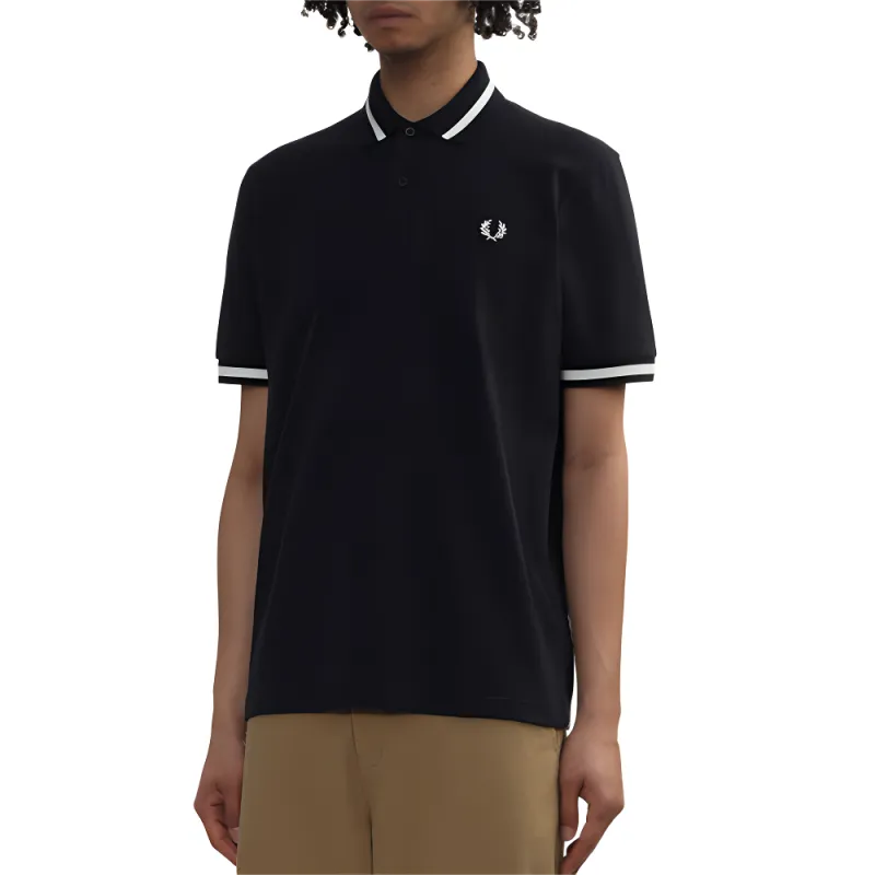 FRED PERRY Logo embroidered Polo Shirt-11