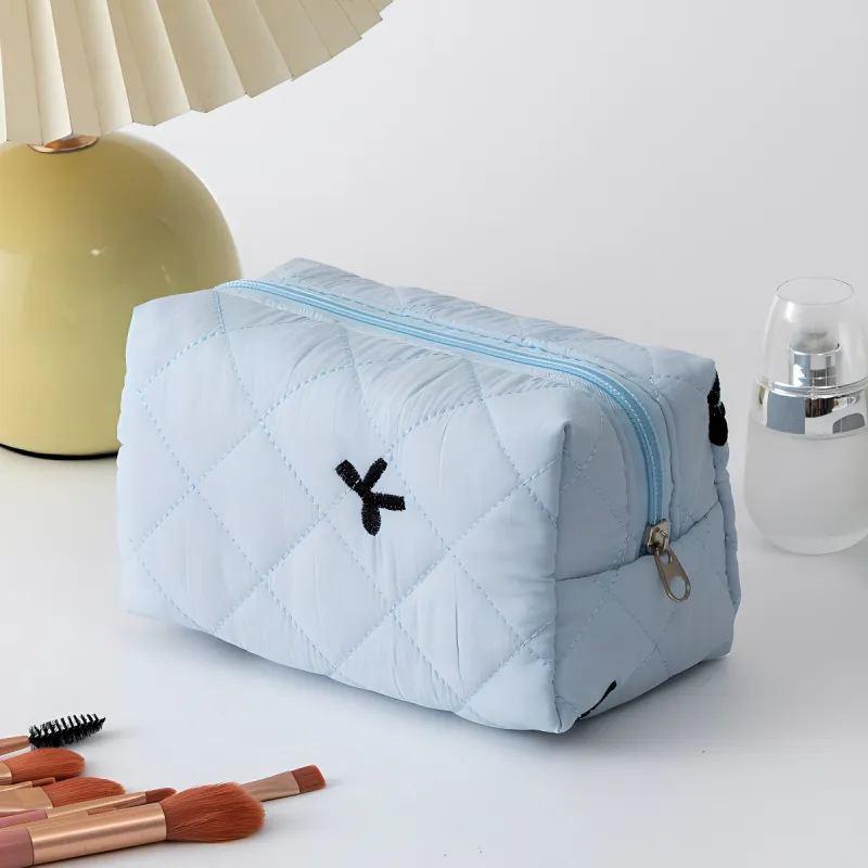 Love Of Wormwood Bowknot Makeup Bags Portable Storage-5