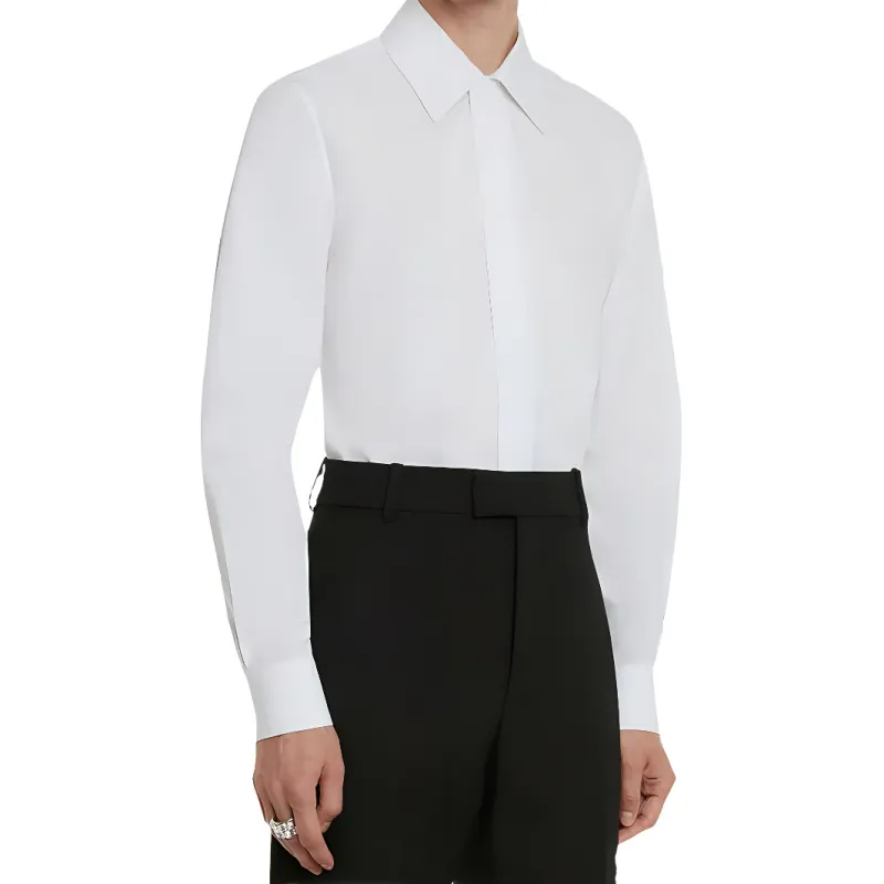 Alexander McQueen Long-Sleeved Button Fastened Shirt-3