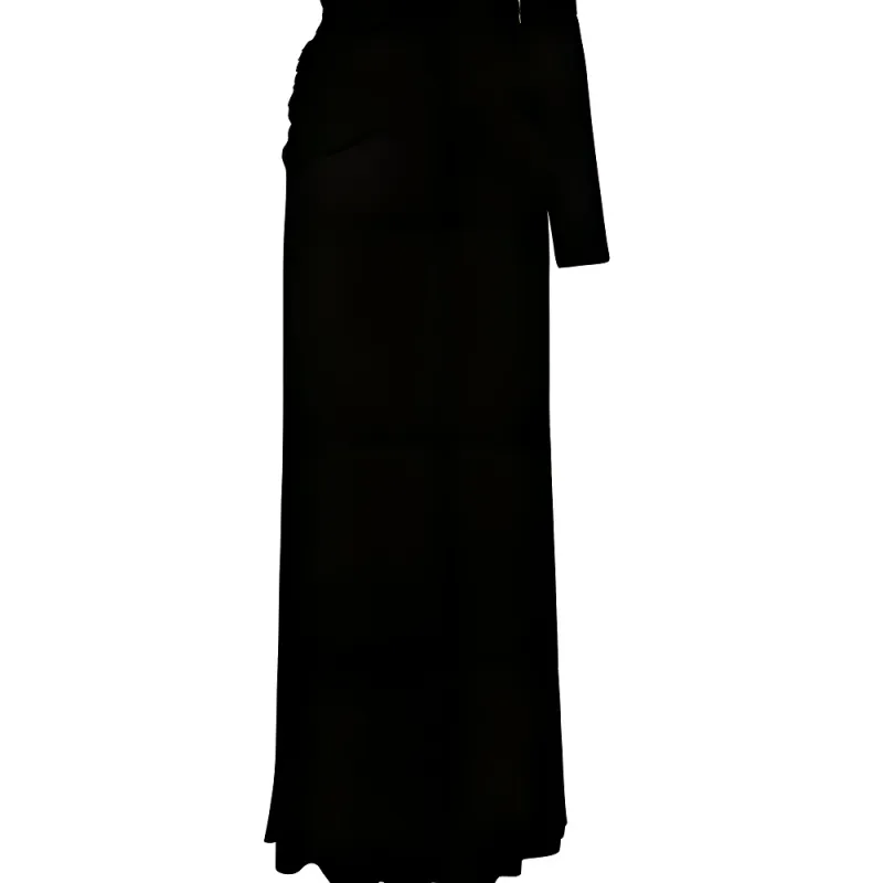 TWINSET MILANO Long Sleeved Dresses Women's Black-3