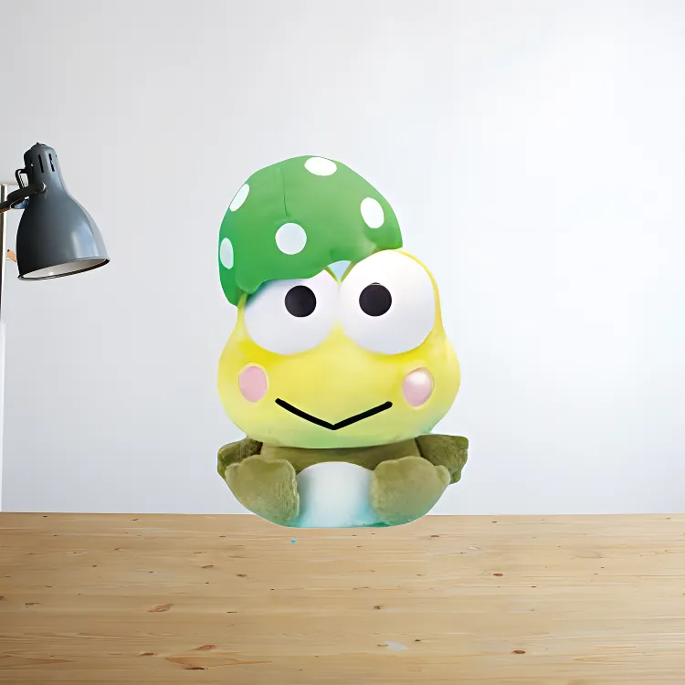 FURYU Sanrio Characters Dinosaur Costume Collection, Keroppi Dolls Plush Doll 18CM High-2