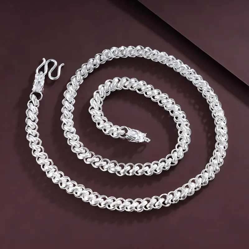 UZIID Sterling Silver Necklaces Unisex-3