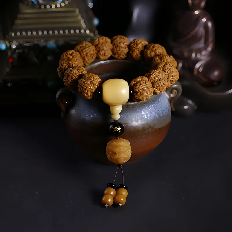 Xifeng Building King Kong Bodhi Seeds Bracelets Unisex-1