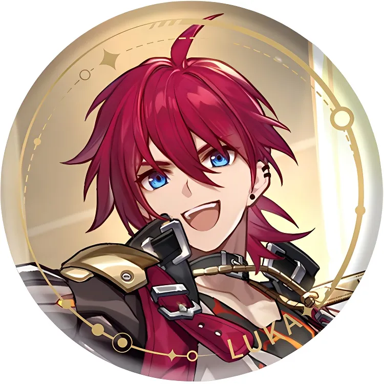 MIHOYO Honkai Star Rail, Character Illustration Collection Tinplate Badge, The Path Of The Void IP Merch-2
