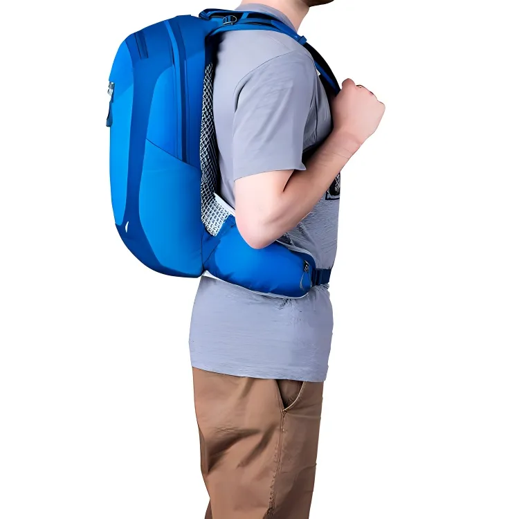 GREGORY Nylon Outdoor Hiking Bag Backpack Men's Reflective Blue-2
